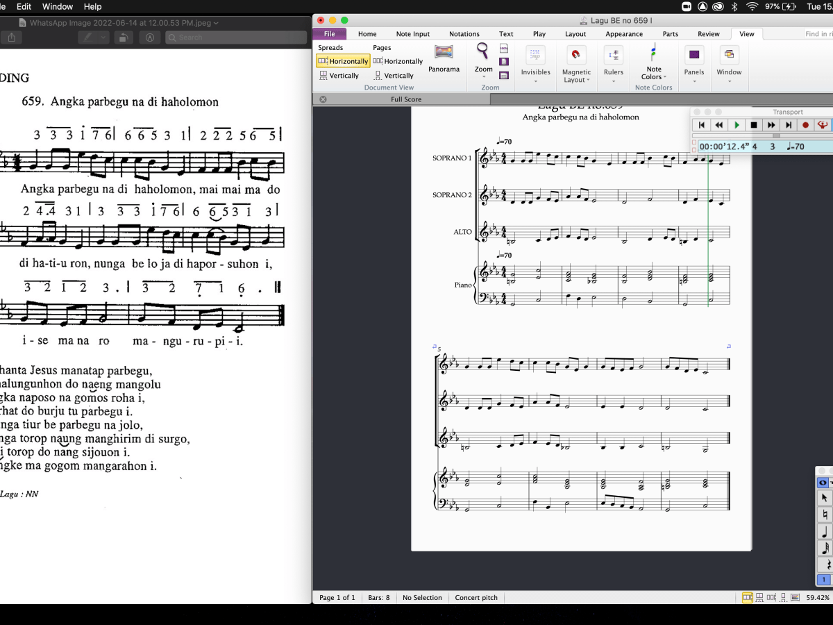 Transkripsi Not Balok Ke Not&nbsp;Angka