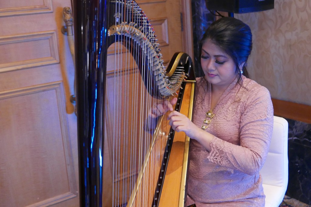 Harpist Performance for Corporate Event at The Ritz-Carlton Mega&nbsp;Kuningan