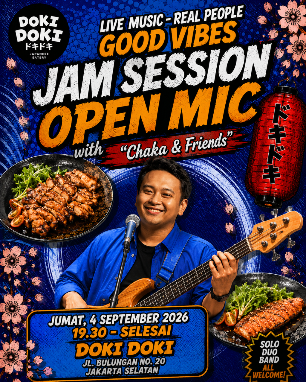 Jam session di Doki Doki Bulungan&nbsp;Jakarta